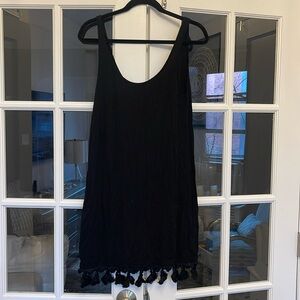 ASOS Black Mini Dress with Tassels